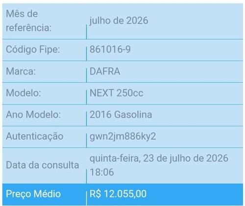 DAFRA NEXT 250 DAFRA NEXT 250